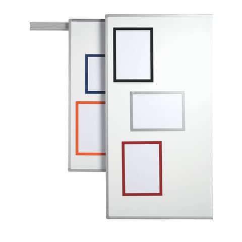 Cornici con pannello magnetico DURABLE DURAFRAME® MAGNETIC A4 PPL rigido nero 236x323 mm  conf. 5 - 486901